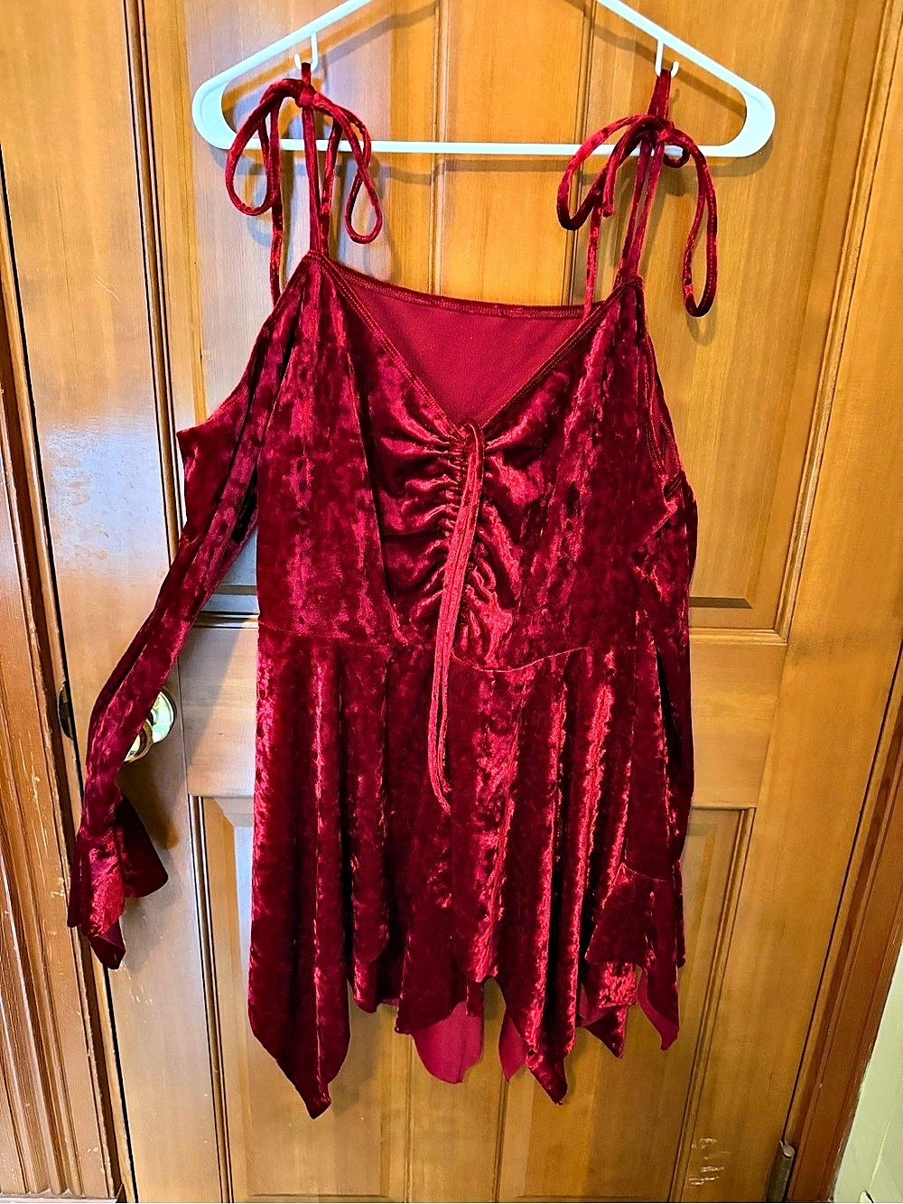 Dolls Kill F is For Fairies Handkerchief Velvet Dress goth whimsigoth sexy fairy